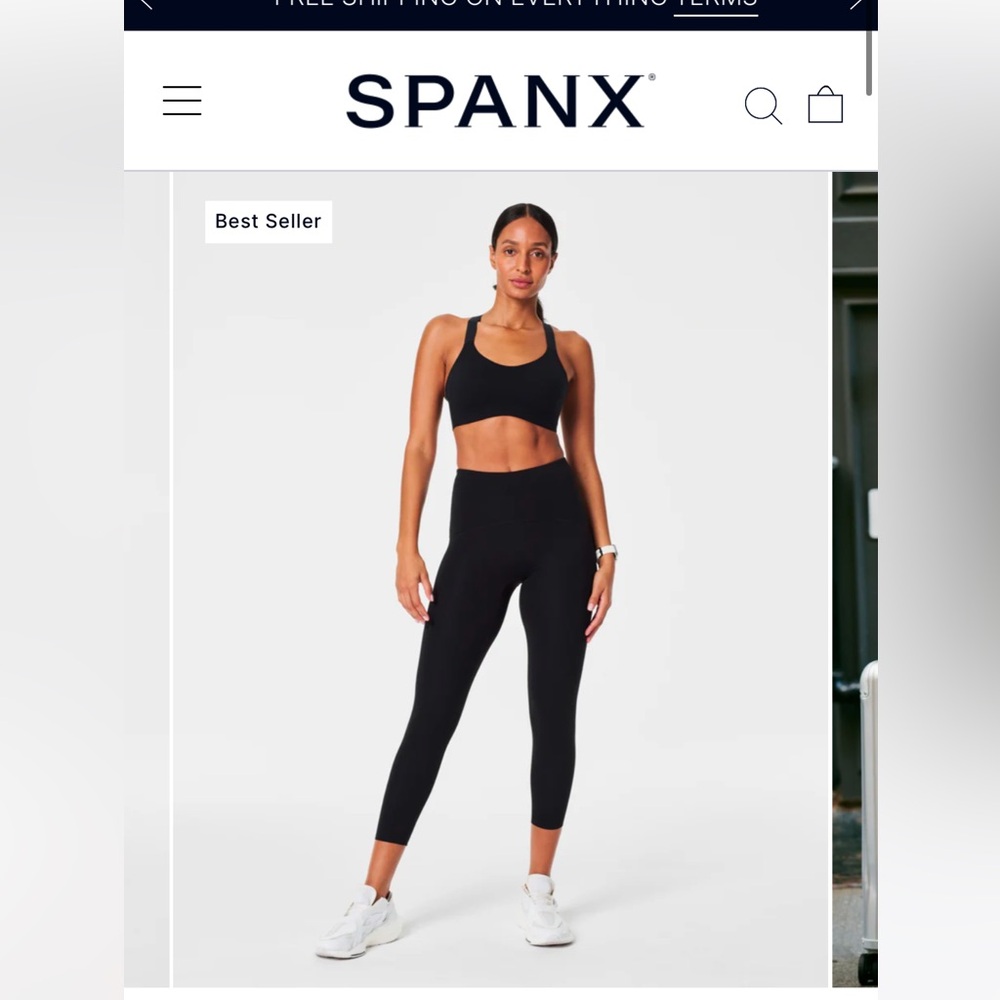 Spanx booty boost 7/8 leggings